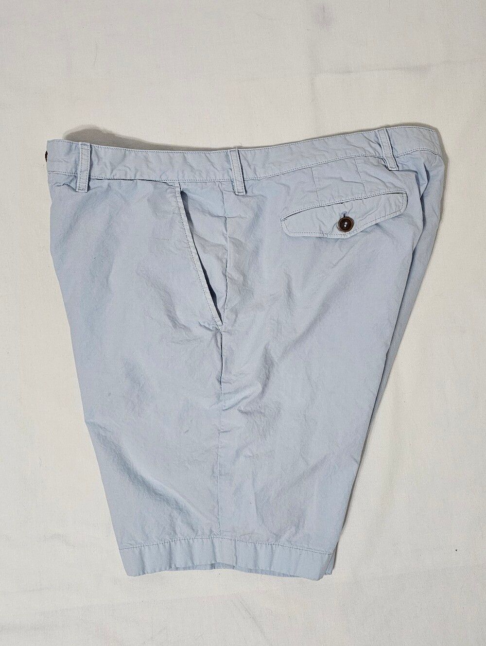Burberry Brit Light Blue Cotton Chino Shorts Men's 40 Luxe Designer Casual Prepp - Picture 3 of 13